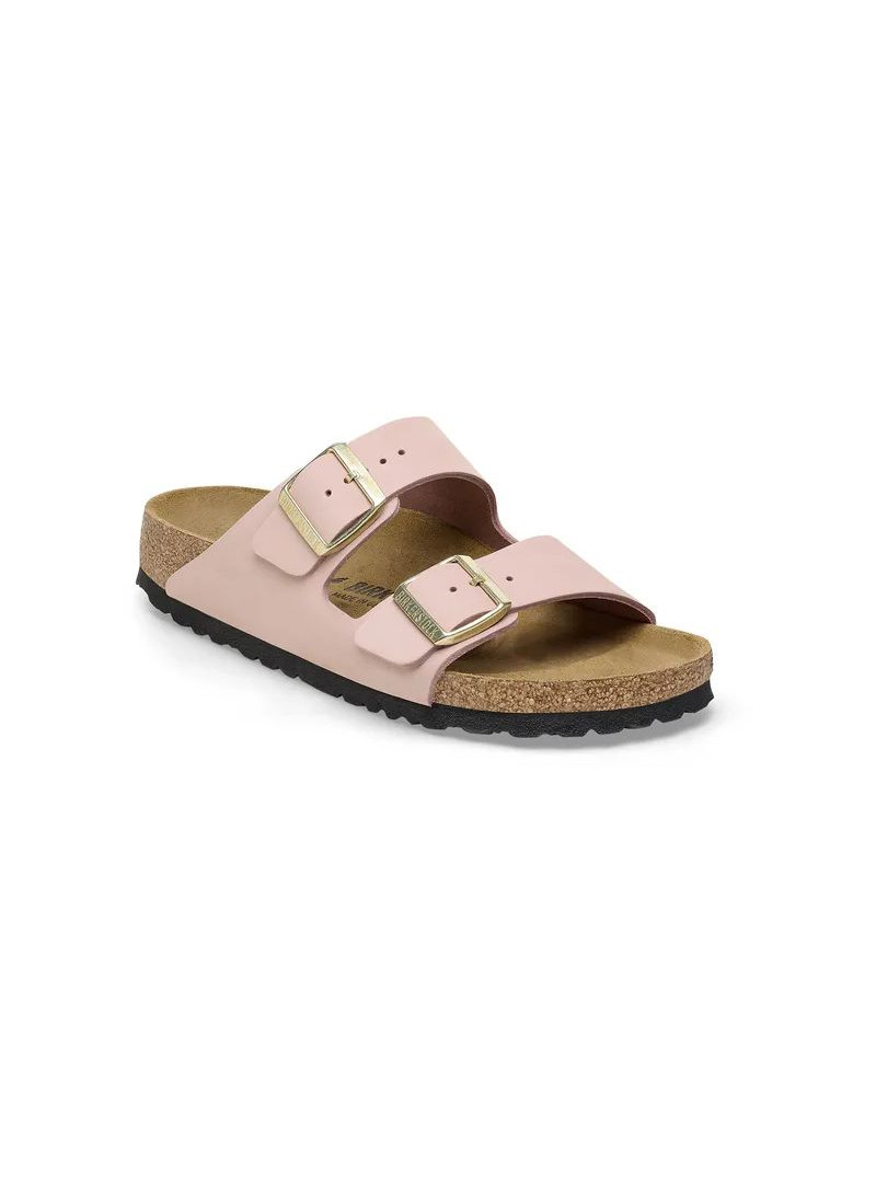 Klapki BIRKENSTOCK Arizona Nubuck Leather Women Narrow 1026684 Pink
