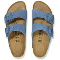 Klapki BIRKENSTOCK Arizona Suede Leather 1026820 Elemental Blue 3