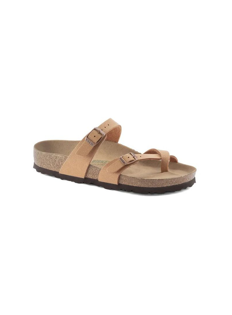 Klapki BIRKENSTOCK Mayari Vegan Birko-Flor Nubuck 1025007 Pecan