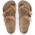 Klapki BIRKENSTOCK Mayari Vegan Birko-Flor Nubuck 1025007 Pecan 3