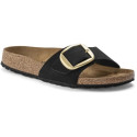 Klapki BIRKENSTOCK Madrid Big Buckle Nubuck Leather 1023342 Black 1