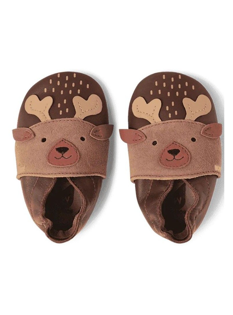 Skórzane Kapcie BOBUX Soft Sole Moose Toffee