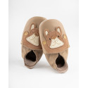 Skórzane Kapcie BOBUX Soft Sole Peeking Puppy Warm Taupe 2003-001-011-138 5