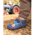 Skórzane Kapcie BOBUX Soft Sole Rusty Ride Blue Indigo 1125-234-109 2