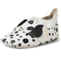 Skórzane Kapcie Dalmatyńczyk BOBUX Soft Sole Dottie White 3