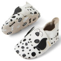 Skórzane Kapcie Dalmatyńczyk BOBUX Soft Sole Dottie White 4