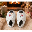 Skórzane Kapcie Bałwanek BOBUX Soft Sole Dottie White 2