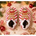 Skórzane Kapcie Ciasteczko BOBUX Soft Sole Gingy White-Poppy 2