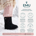 Śniegowce EMU AUSTRALIA Sparkle Brumby K13100 Black 13