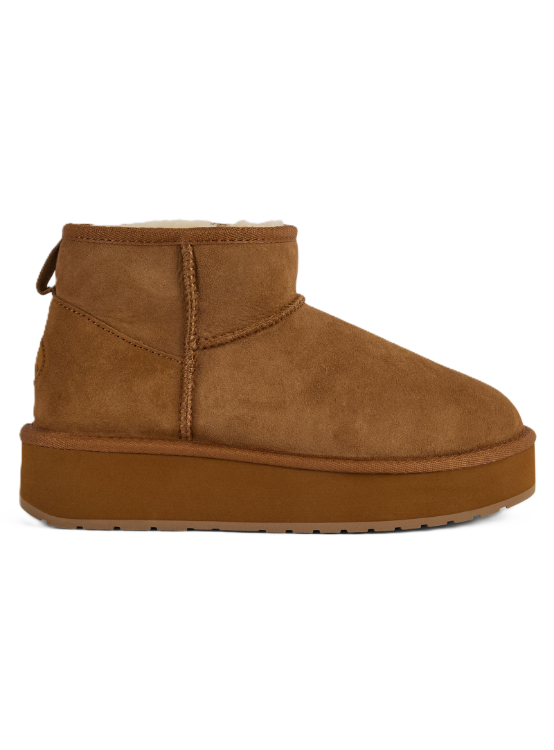 Botki Na Platformie EMU AUSTRALIA Stinger Micro Flatform 2.0 W13296 Chestnut