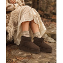 Botki Na Platformie EMU AUSTRALIA Stinger Micro Flatform 2.0 W13296 Chocolate 2