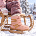 Śniegowce Barefoot BOBUX Alpha Oro Cameo Rose 643103 2