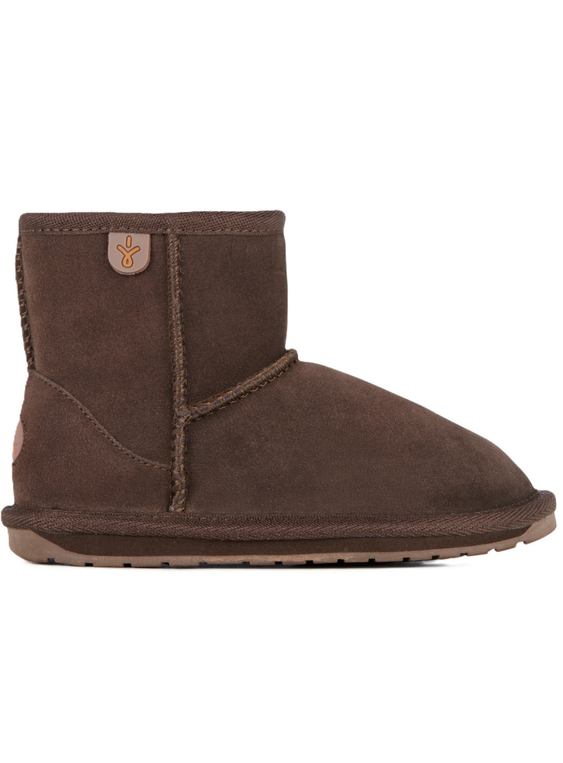 Botki Buty EMU AUSTRALIA Wallaby Mini K10103 Chocolate