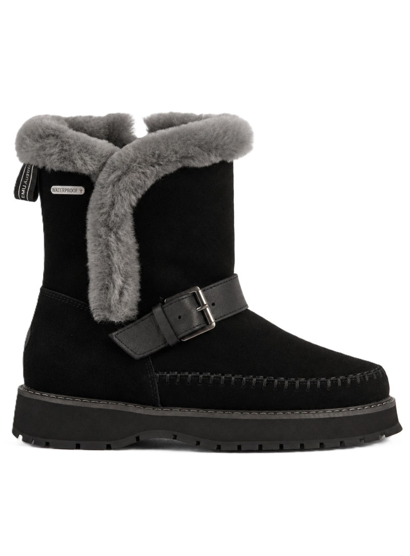 Wodoodporne Kozaki EMU AUSTRALIA Maddi Black W13341
