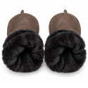 Skórzane Rękawiczki EMU AUSTRALIA Montana Mittens Chocolate W7019 5