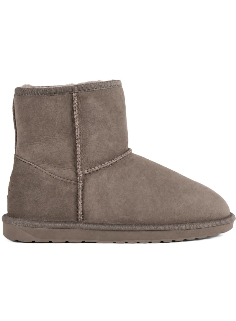 Szare Buty EMU AUSTRALIA Stinger Mini Stone Gris Pierre W10003