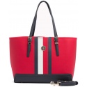 Tote TOMMY HILFIGER HONEY MED TOTE PRINT AW0AW05665 905 | EN