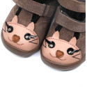 Wodoodporne Ocieplane Trzewiki MRUGAŁA Neko Barefoot Kitty Grey 6324/6 84 3