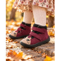 Wodoodporne Ocieplane Trzewiki MRUGAŁA Neko Barefoot Kitty Plum 6224/6 55 2
