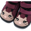 Wodoodporne Ocieplane Trzewiki MRUGAŁA Neko Barefoot Kitty Plum 6324/6 55 3