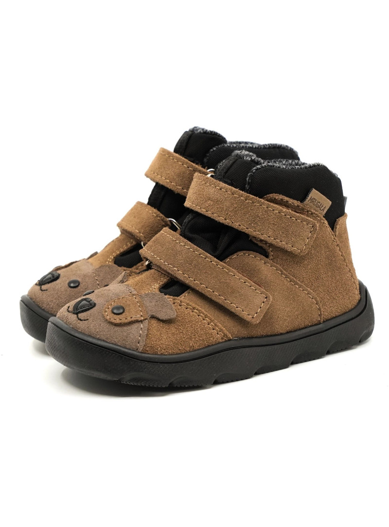 Wodoodporne Ocieplane Trzewiki MRUGAŁA Neko Barefoot Puppy Karmel 6124/6 38