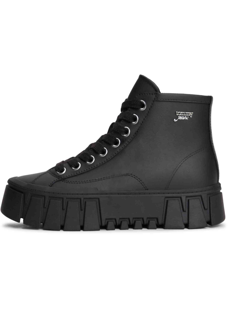 Sneakersy Damskie TOMMY JEANS Tjw Platform Sneaker Leather Mc EN0EN03133 BDS