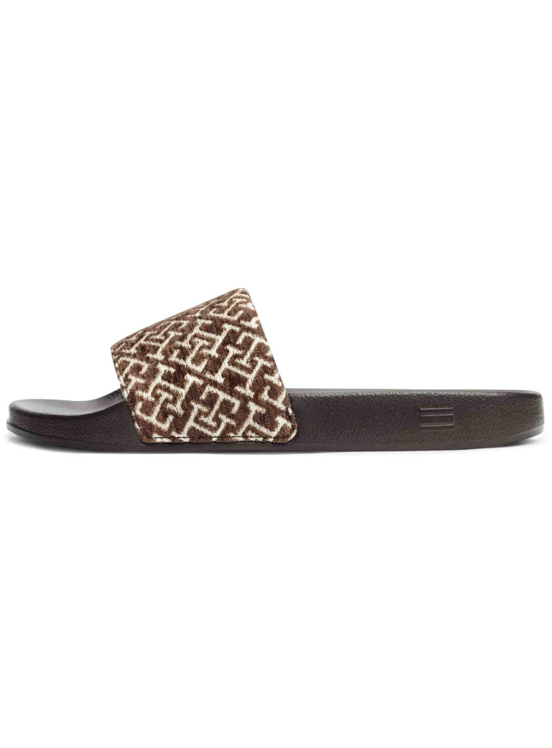 Klapki Damskie TOMMY HILFIGER Th Monogram Pool Slide FW0FW09611 GUG