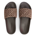 Klapki Damskie TOMMY HILFIGER Th Monogram Pool Slide FW0FW09611 GUG 5