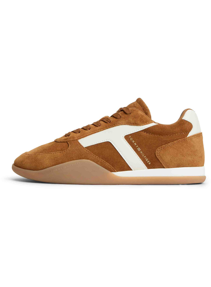 Sneakersy Damskie TOMMY HILFIGER Th Vintage Low Runner Suede FW0FW09621 GQP