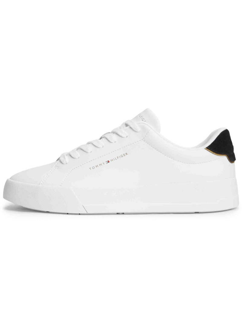Sneakersy Męskie TOMMY HILFIGER Th Court Lth Detail Ess FM0FM05367 0K7