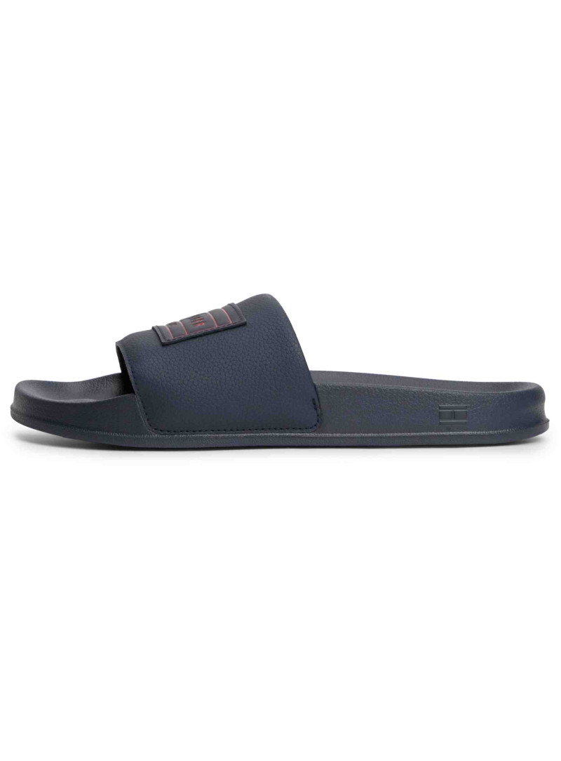 Klapki Męskie TOMMY HILFIGER Patch Pool Slide FM0FM06008 DW5