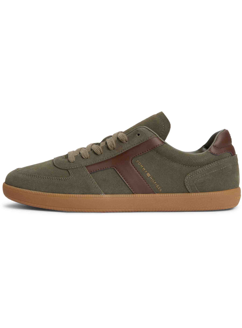 Sneakersy Męskie TOMMY HILFIGER Th Tribeca Sneaker Suede FM0FM06069 RBN