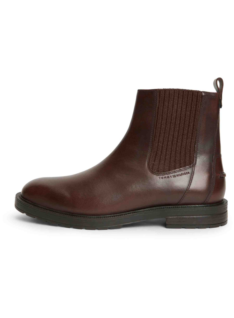 Sztyblety Męskie TOMMY HILFIGER Cleated Hilfiger Brush Wl Chel FM0FM06080 0HG