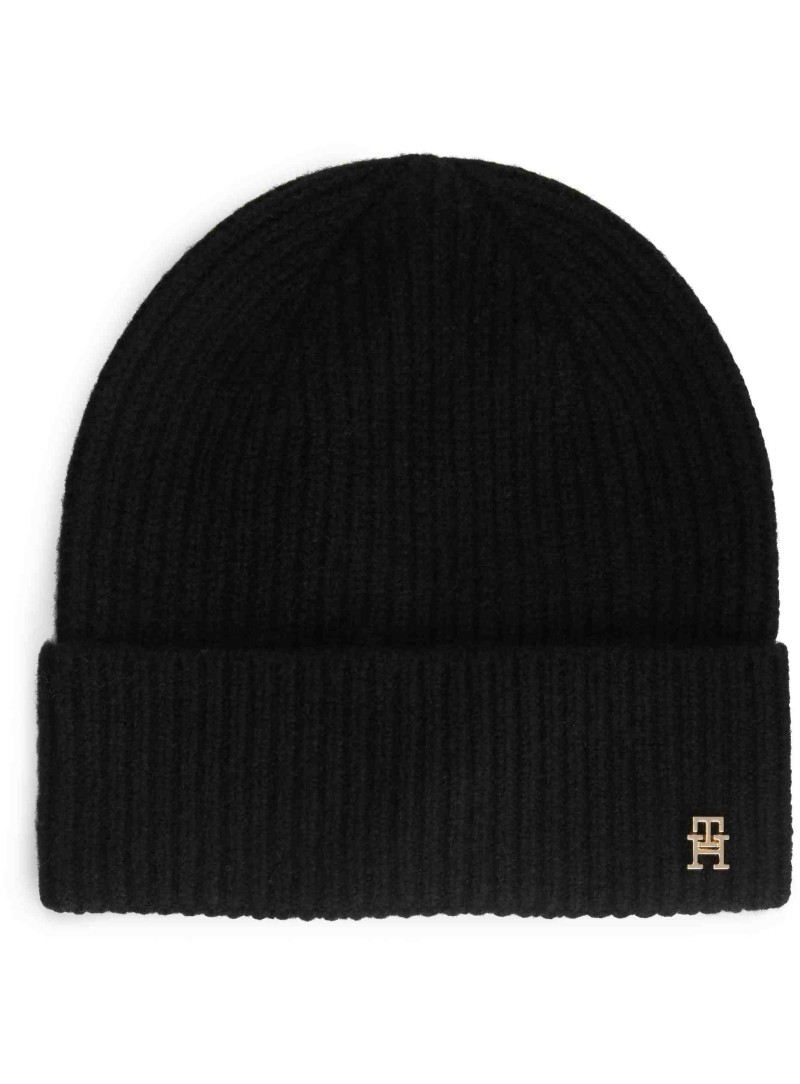 Czapka Damska TOMMY HILFIGER Th Cashmere Beanie AW0AW19098 BDS