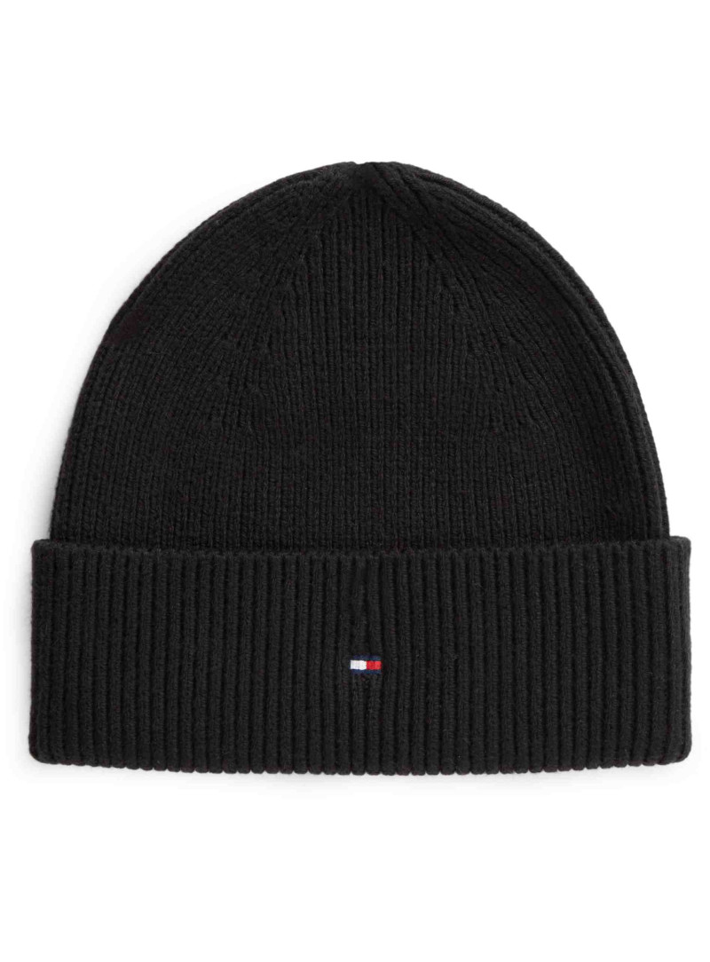 Czapka Damska TOMMY HILFIGER Th Flag Knit Beanie AW0AW19102 BDS