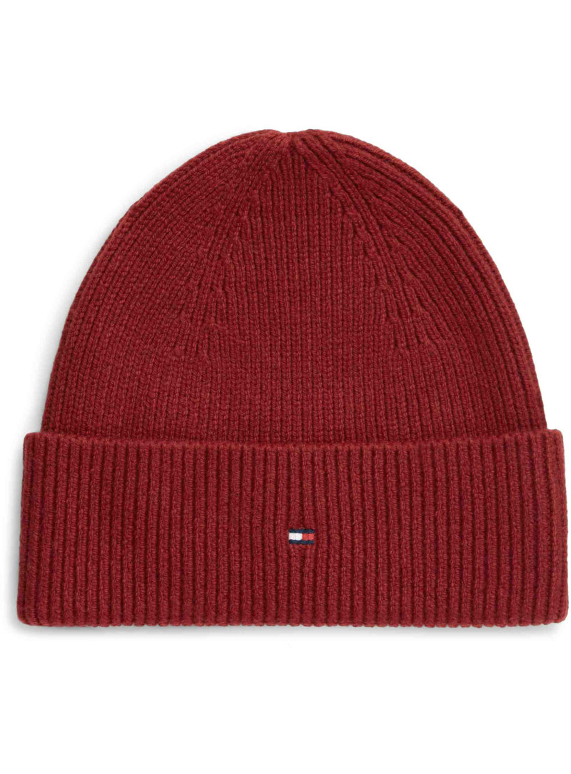 Czapka Damska TOMMY HILFIGER Th Flag Knit Beanie AW0AW19102 XLI