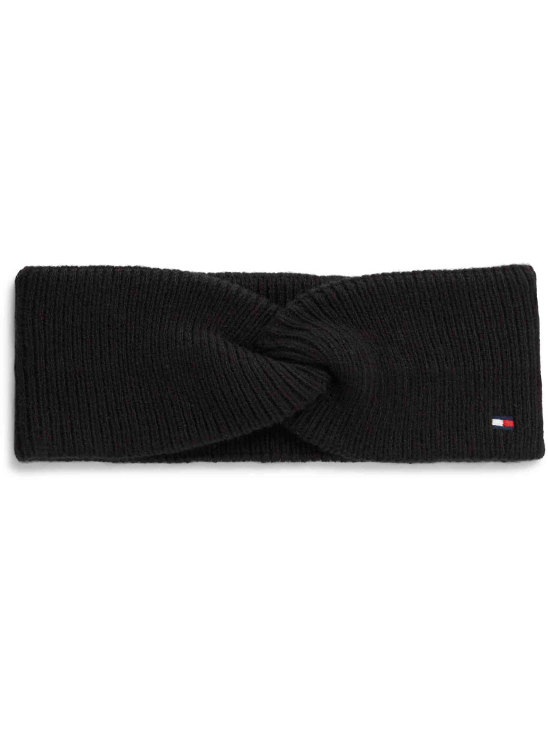 Opaska Damska TOMMY HILFIGER Th Flag Knit Headband AW0AW19103 BDS
