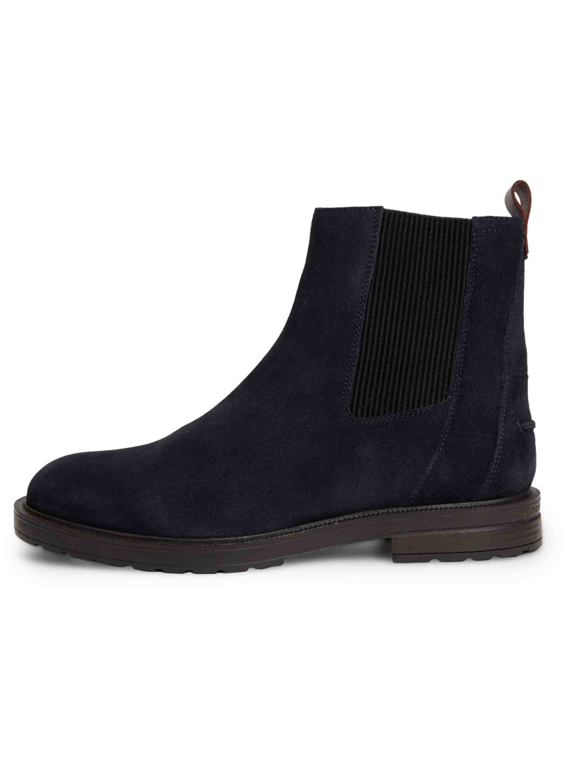 Sztyblety Męskie TOMMY HILFIGER Cleated Hilfiger Suede Boot FM0FM05961 DW5