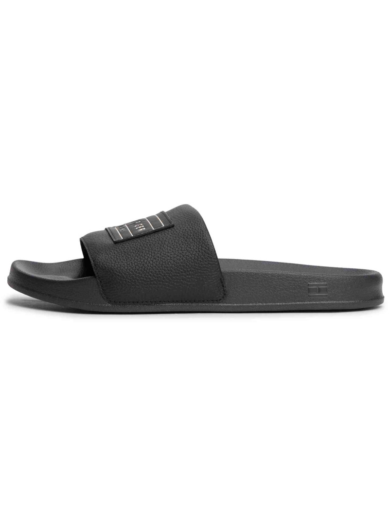 Klapki Męskie TOMMY HILFIGER Patch Pool Slide FM0FM06008 BDS