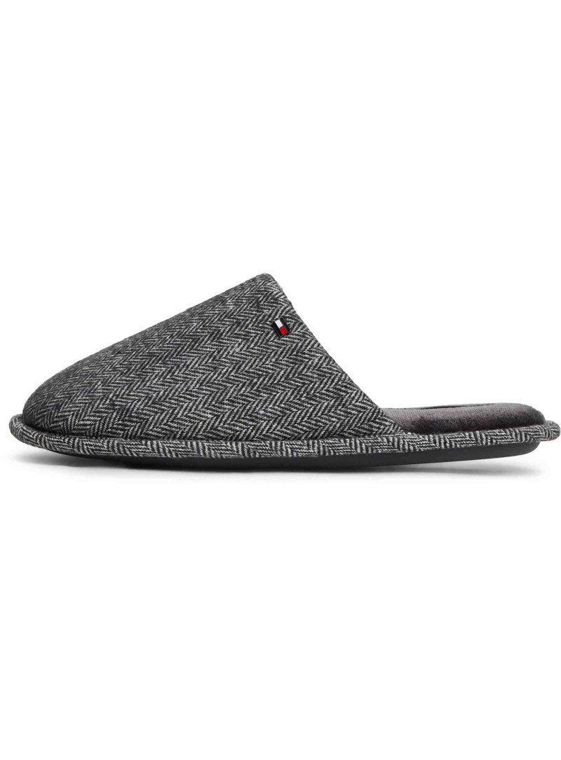 Kapcie Męskie TOMMY HILFIGER Herringbone House Shoe FM0FM06018 PRY