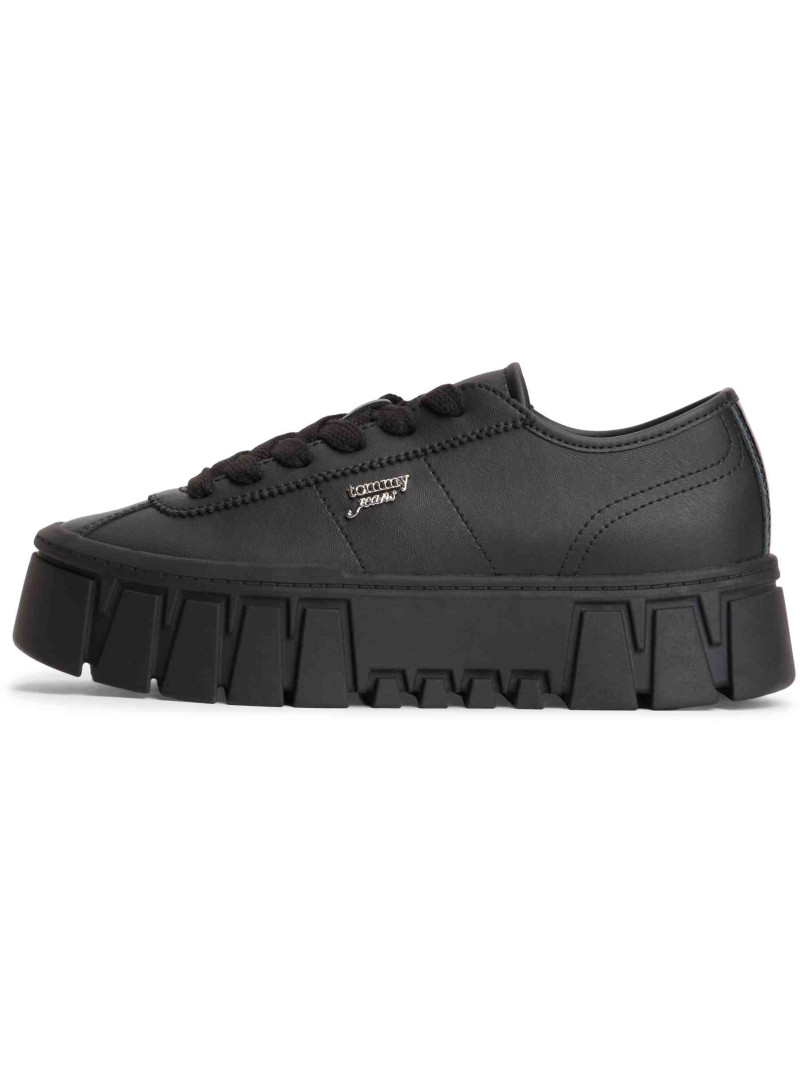 Sneakersy Damskie TOMMY JEANS Tjw Platform Sneaker Leather Lc EN0EN03165 BDS