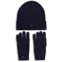 Zestaw prezentowy Męski TOMMY HILFIGER Th Flag Beanie And Gloves AM0AM14585 DW6 3
