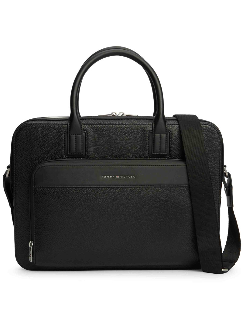 Torba Męska na laptopa TOMMY HILFIGER Th Central Slim Computer Bag AM0AM14730 BDS