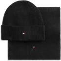 Zestaw prezentowy Damski TOMMY HILFIGER Th Flag Beanie & Scarf Gp AW0AW19136 BDS 3