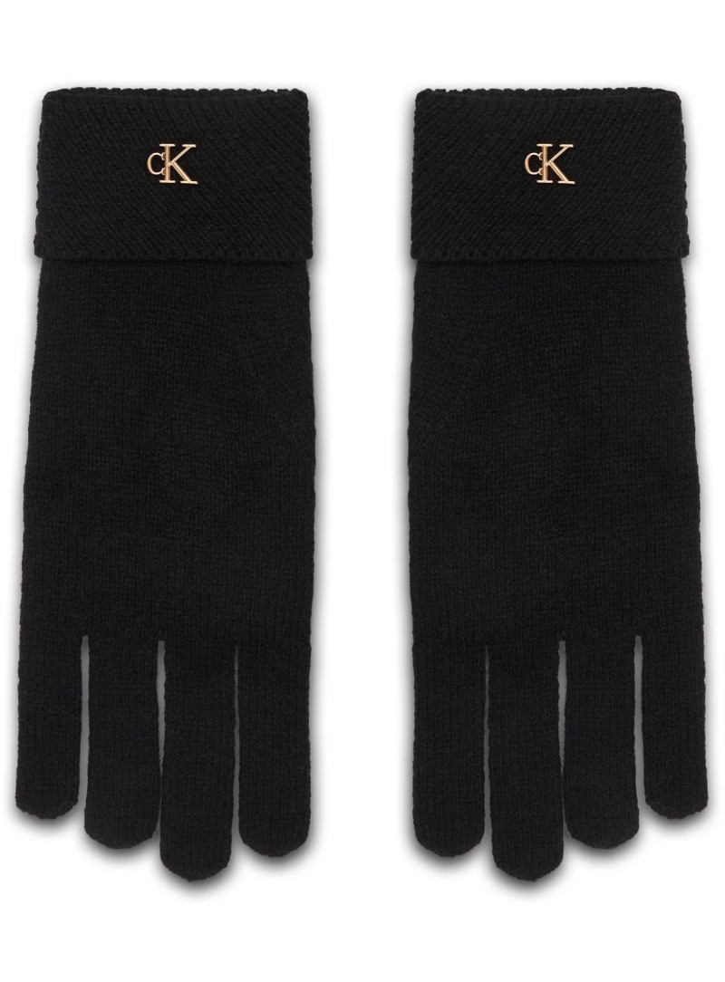 Rękawiczki Damskie CALVIN KLEIN Ck Metal Wool Gloves LV04F8141G UB1