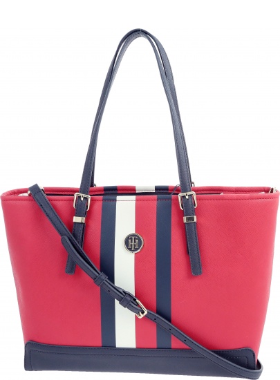 Tote TOMMY HILFIGER HONEY MED TOTE PRINT AW0AW05665 905 | EN