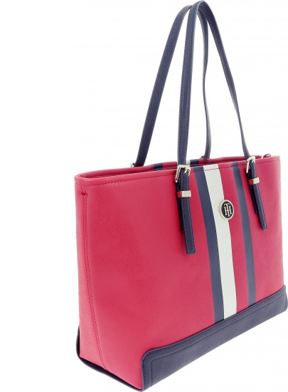 Tote TOMMY HILFIGER HONEY MED TOTE PRINT AW0AW05665 905 | EN