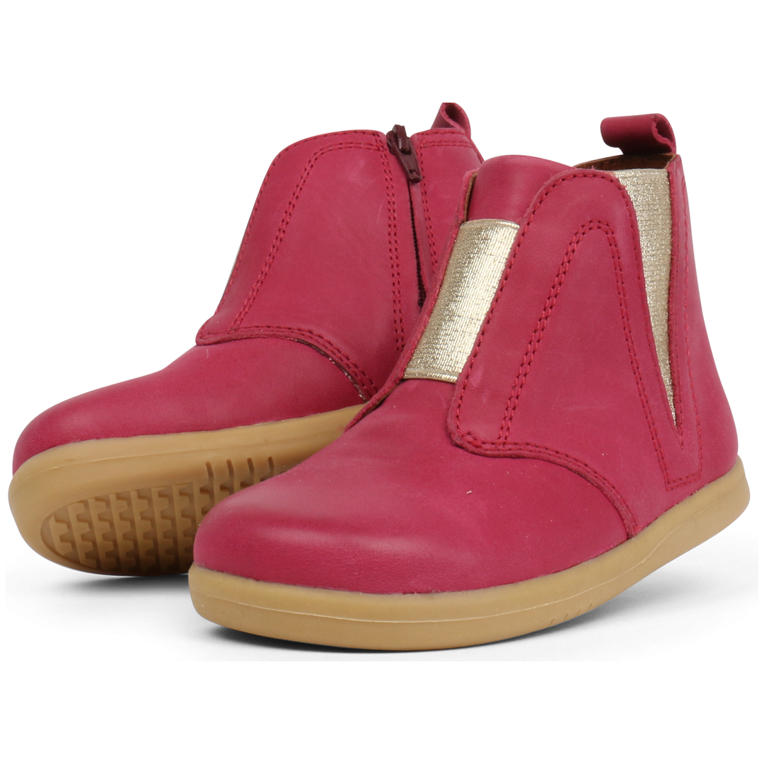 Różowe Botki BOBUX 632904 SIGNET BOOT DARK PINK