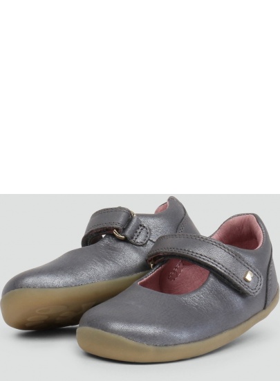 BALERINKI BUTY BOBUX 728405 DELIGHT MARY JANE CHARCOAL