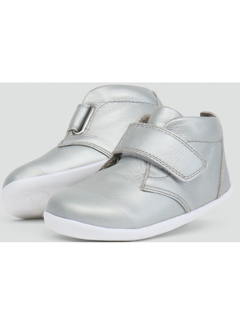 Srebrne Półbuty BOBUX 729004 ZIGGY HI TOP SILVER Srebrne Półbuty BOBUX 729004 ZIGGY HI TOP SILVER